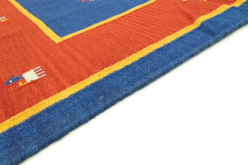 Kelim Teppich - Trendy 200 x 300 cm - blau