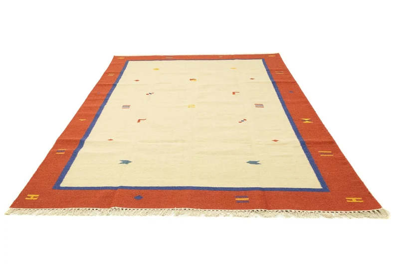 Kelim Teppich - Trendy 200 x 300 cm - beige