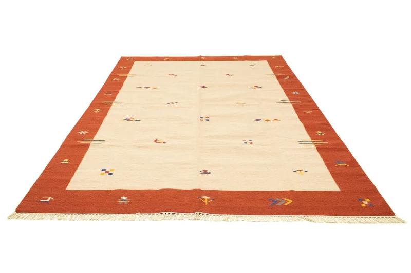 Kelim Teppich - Trendy 200 x 300 cm - beige