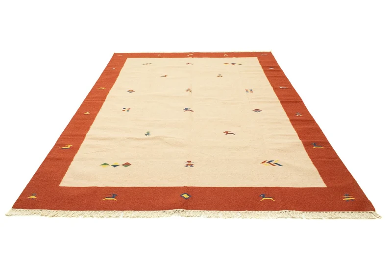 Kelim Teppich - Trendy 200 x 300 cm - beige