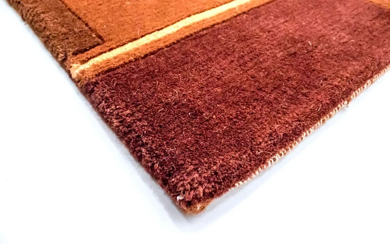 Nepal Teppich 146 x 201 cm - orange
