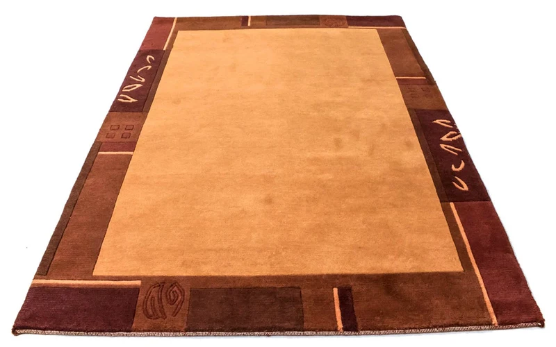 Nepal Teppich 146 x 201 cm - orange