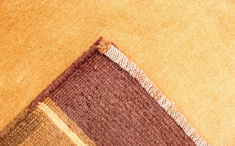 Nepal Teppich 146 x 201 cm - orange