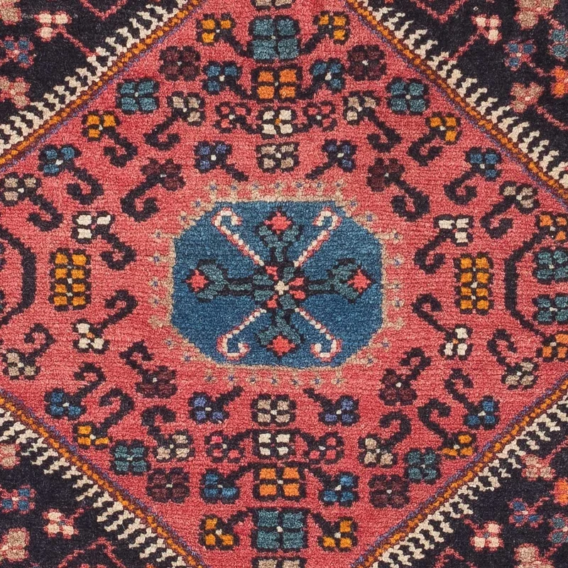 Perserteppich - Nomadic 83 x 118 cm - dunkelblau