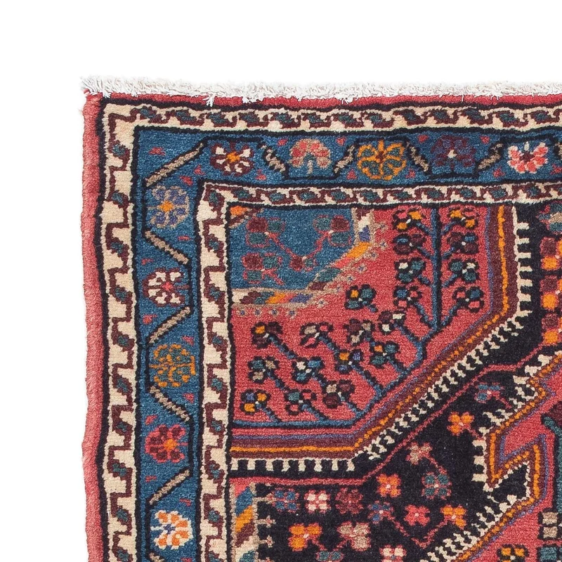 Perserteppich - Nomadic 83 x 118 cm - dunkelblau