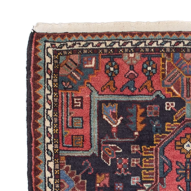 Perserteppich - Nomadic 84 x 115 cm - dunkelblau