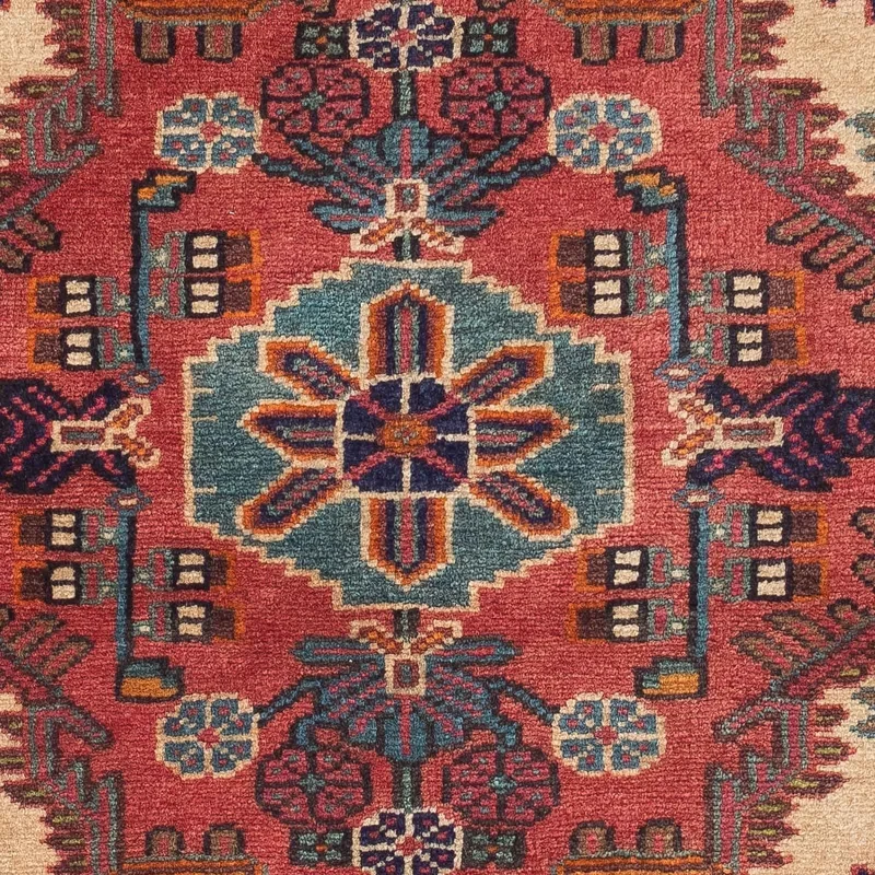 Perserteppich - Nomadic 92 x 130 cm - hellrot