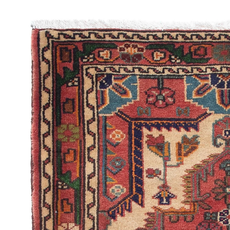Perserteppich - Nomadic 92 x 130 cm - hellrot