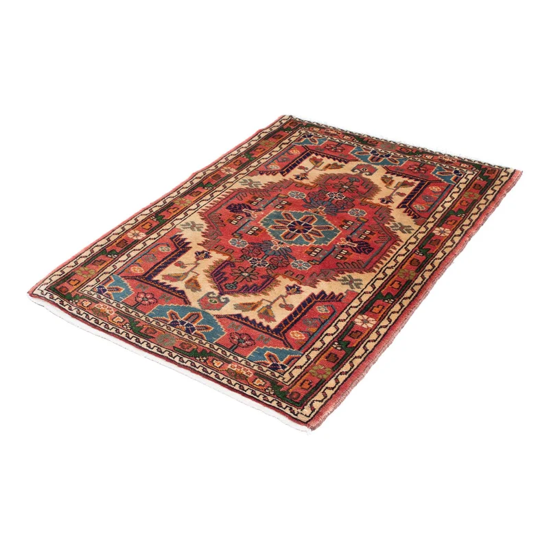 Perserteppich - Nomadic 92 x 130 cm - hellrot