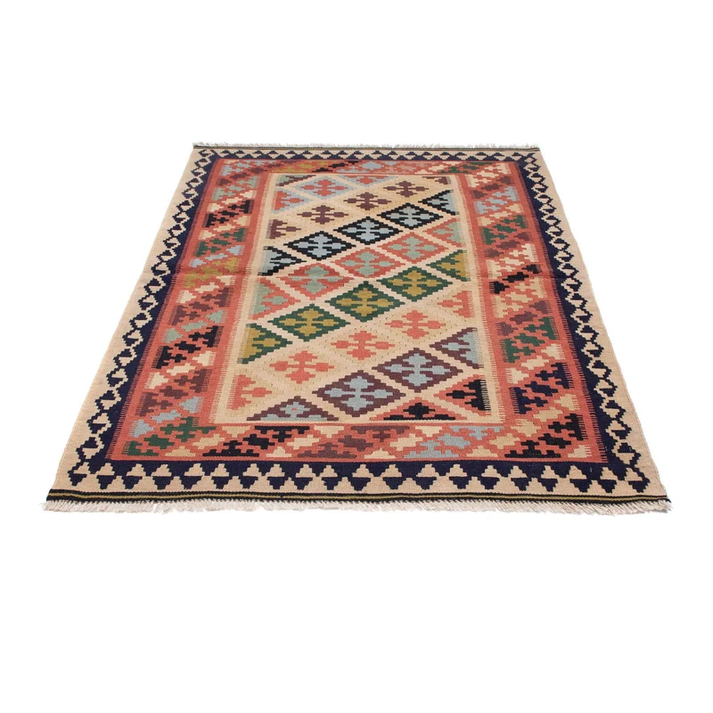 Kelim Teppich - Oriental 110 x 158 cm - mehrfarbig