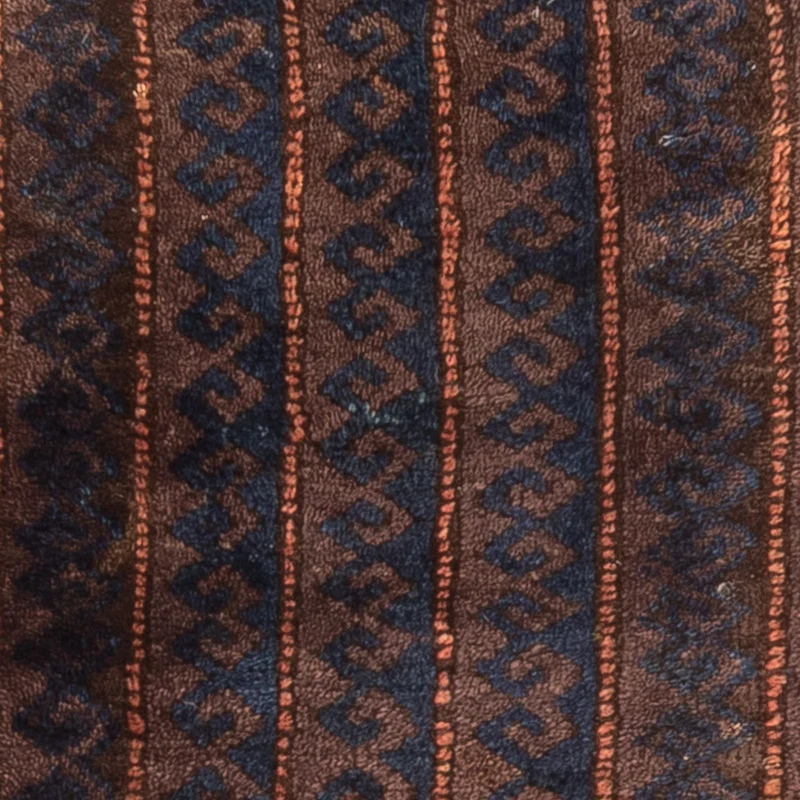 Afghan Teppich - 61 x 100 cm - braun