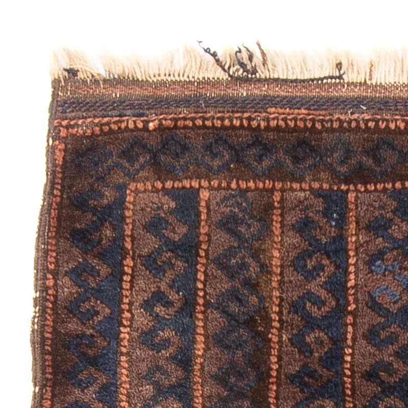Afghan Teppich - 61 x 100 cm - braun