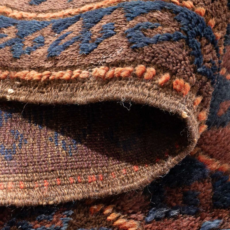 Afghan Teppich - 61 x 100 cm - braun