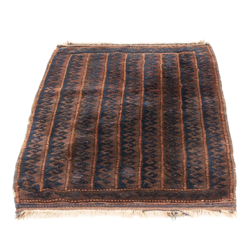 Afghan Teppich - 61 x 100 cm - braun