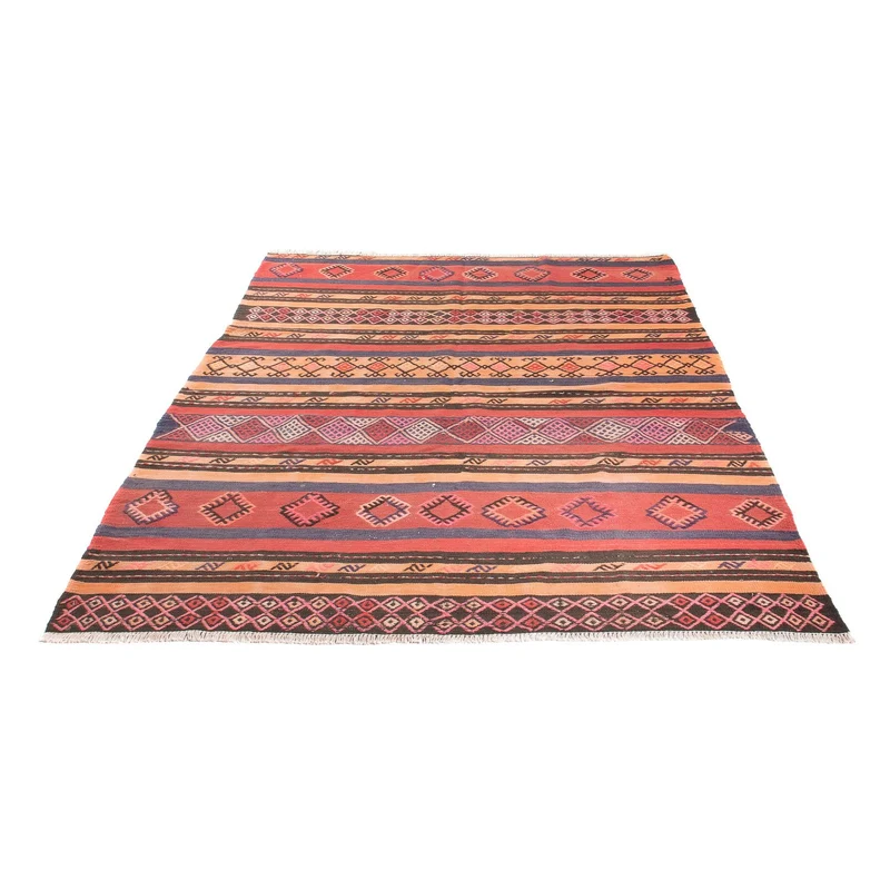 Kelim Teppich - Old - 150 x 210 cm - mehrfarbig
