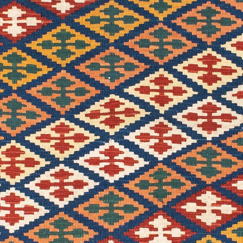 Kelim Teppich - Oriental 110 x 156 cm - blau