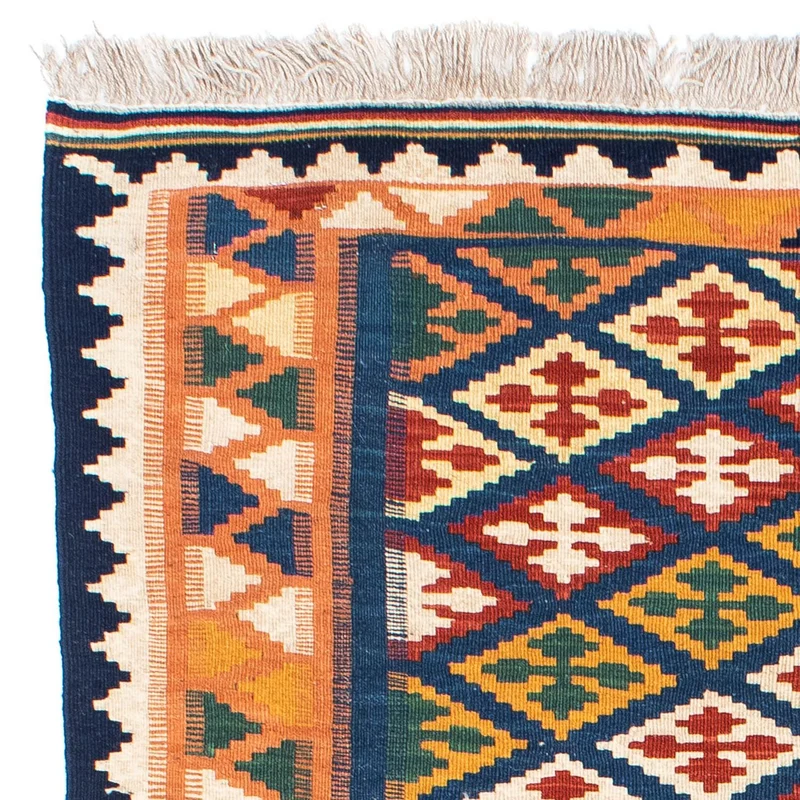 Kelim Teppich - Oriental 110 x 156 cm - blau