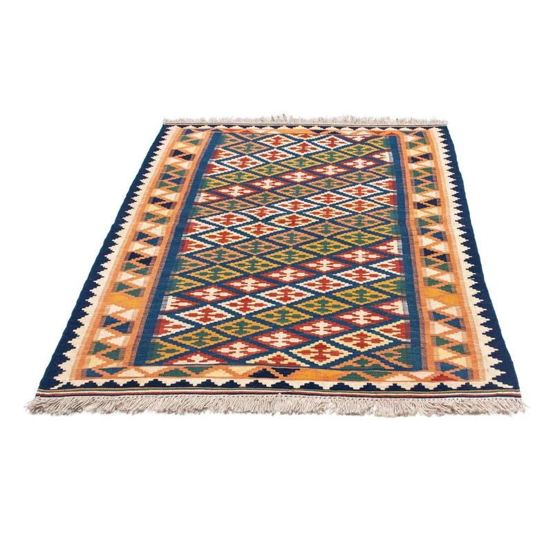 Kelim Teppich - Oriental 110 x 156 cm - blau
