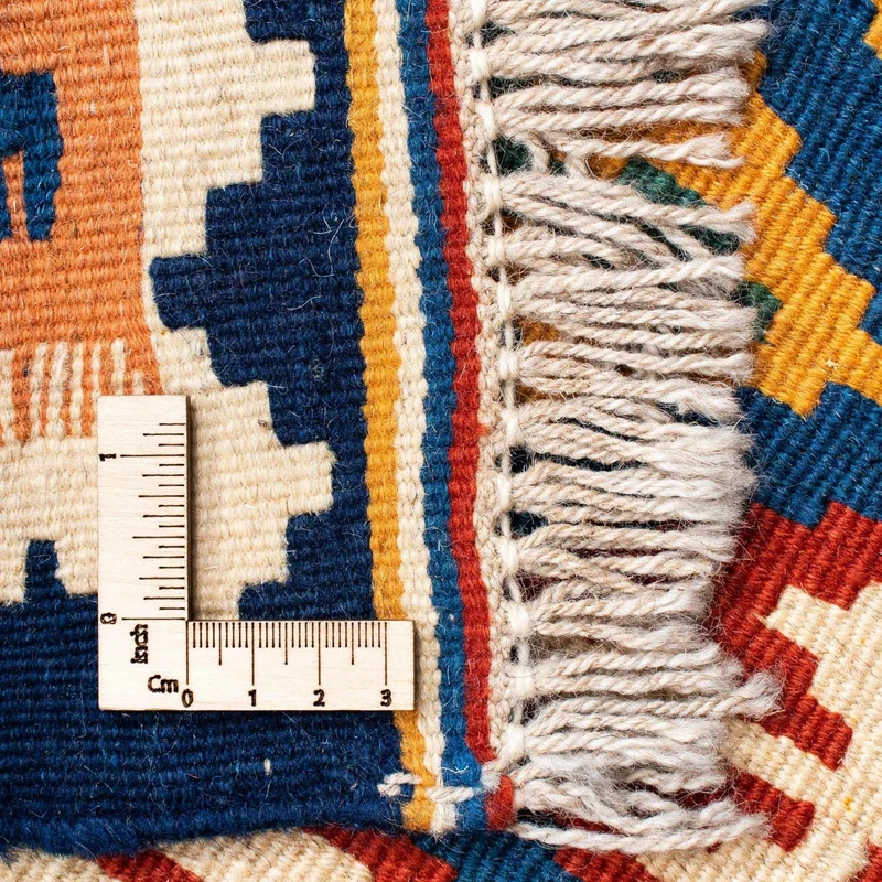 Kelim Teppich - Oriental 110 x 156 cm - blau