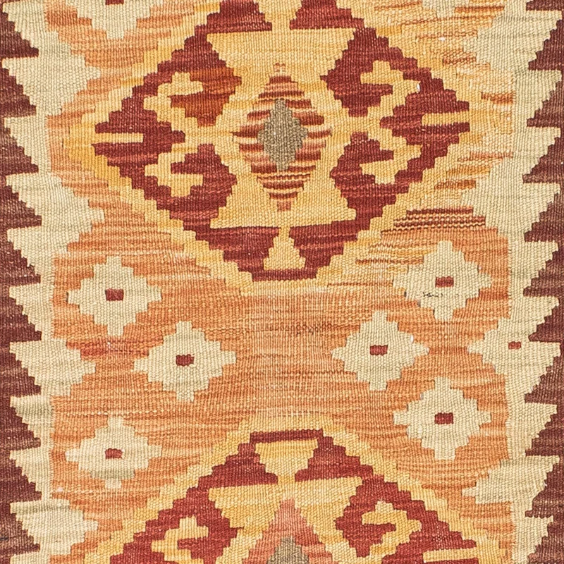 Kelim Teppich - Oriental 75 x 189 cm - hellbraun