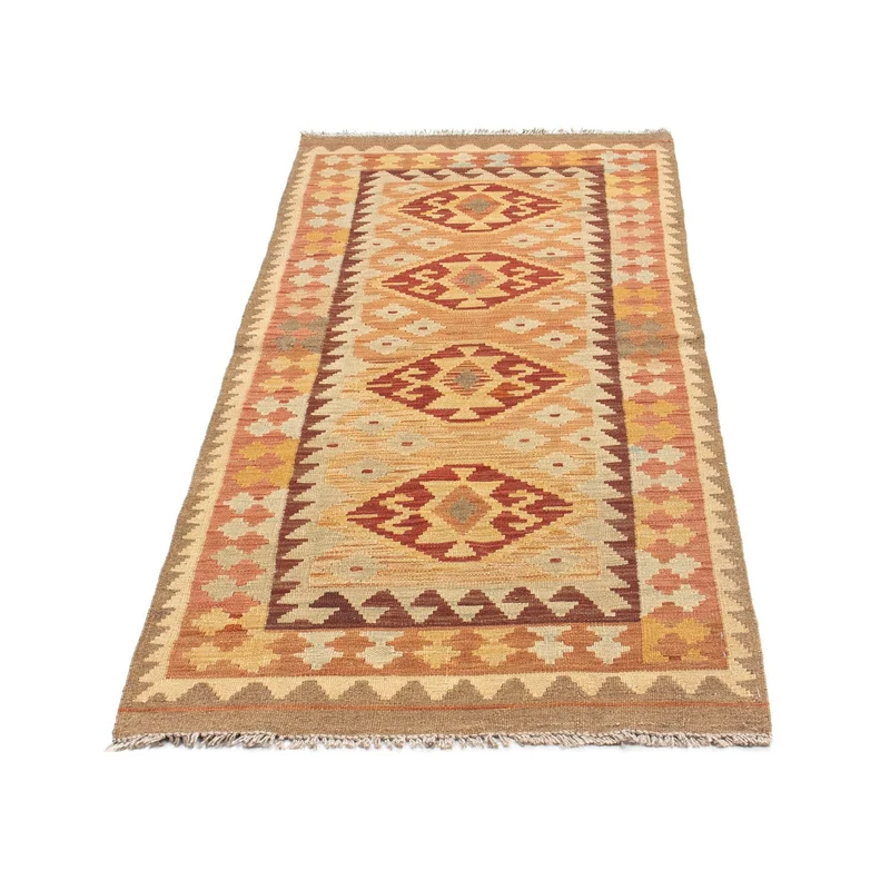 Kelim Teppich - Oriental 75 x 189 cm - hellbraun