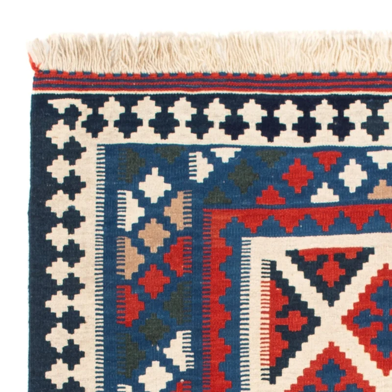 Kelim Teppich - Oriental 103 x 108 cm - blau