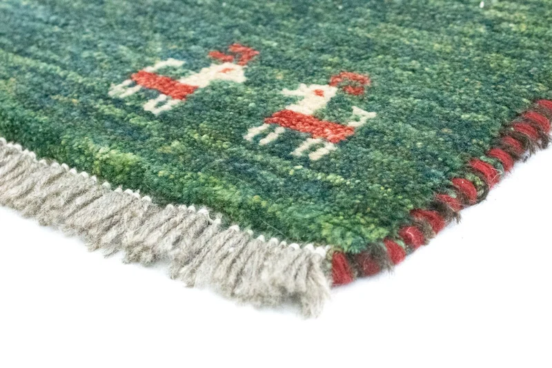 Gabbeh Teppich - Perser 60 x 90 cm - mehrfarbig