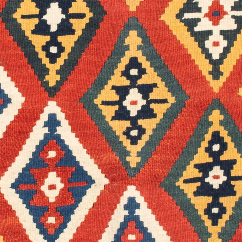 Kelim Teppich - Oriental 104 x 108 cm - orange