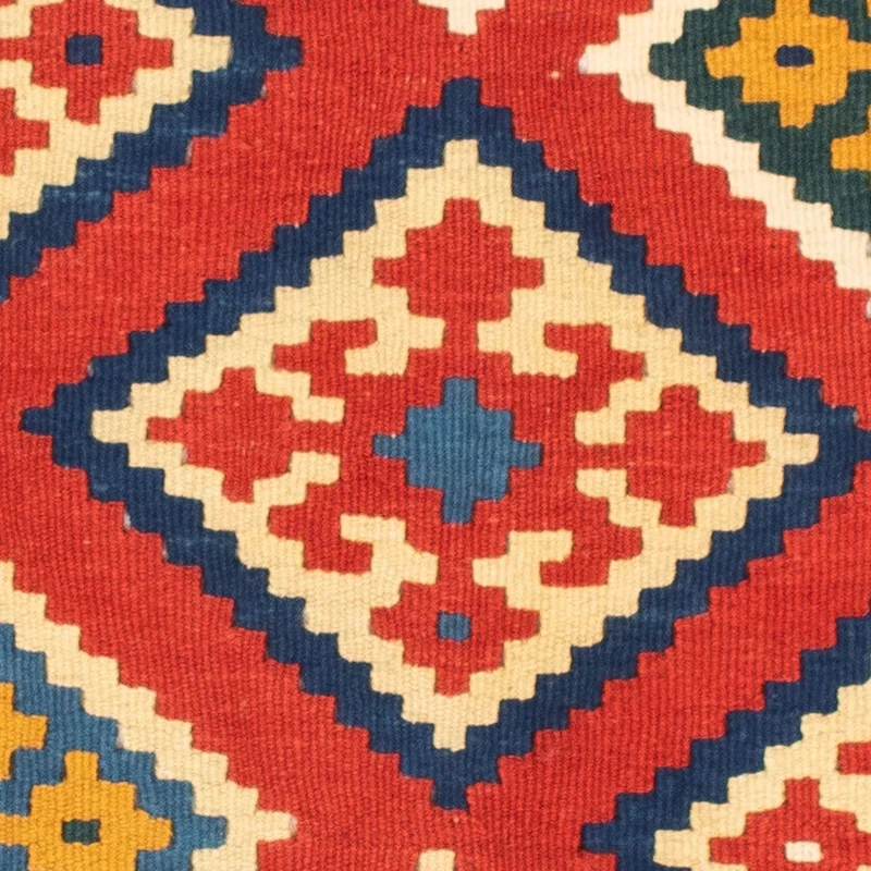 Kelim Teppich - Oriental 103 x 107 cm - rot