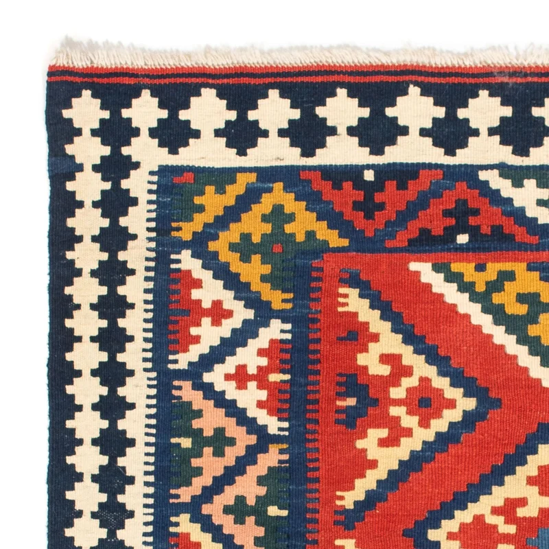 Kelim Teppich - Oriental 103 x 107 cm - rot