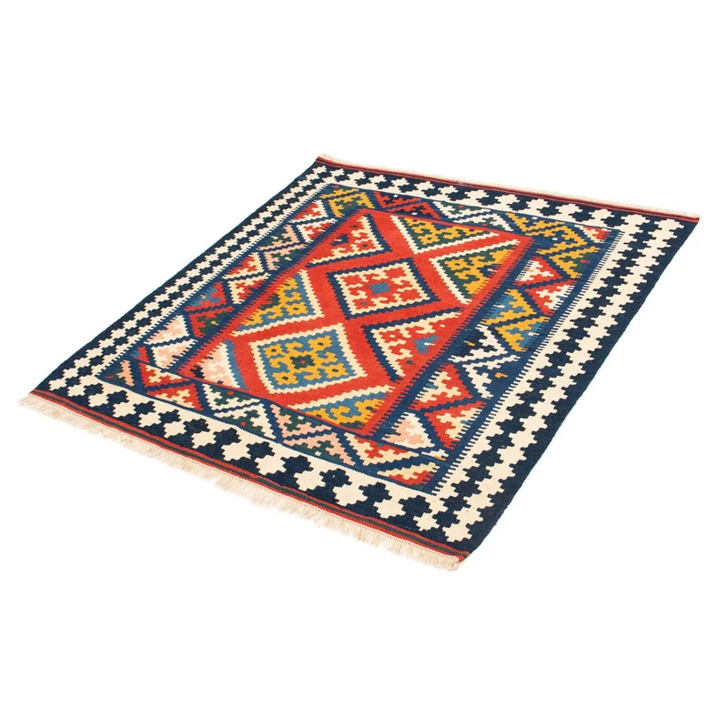 Kelim Teppich - Oriental 103 x 107 cm - rot