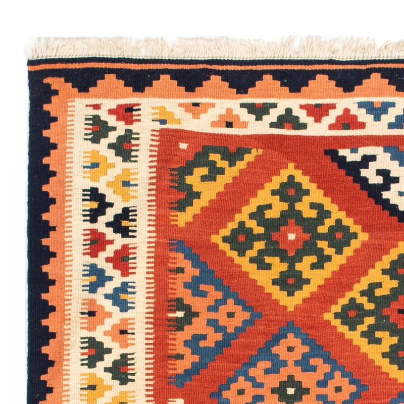 Kelim Teppich - Oriental 104 x 106 cm - rot