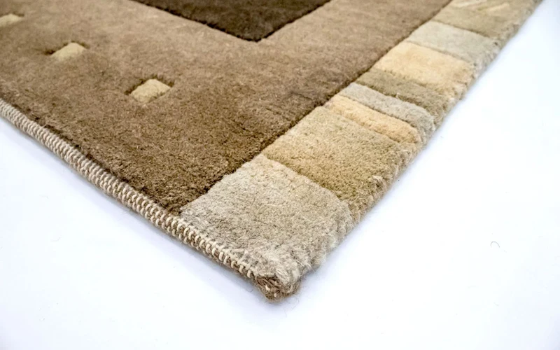Nepal Teppich 143 x 197 cm - braun