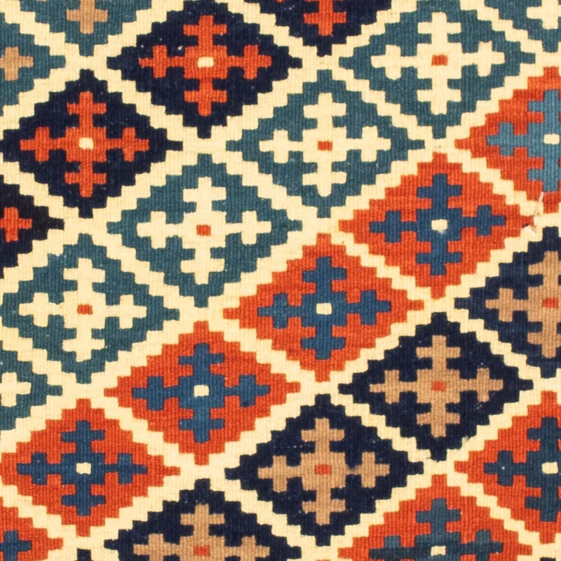 Kelim Teppich - Oriental 101 x 107 cm - beige