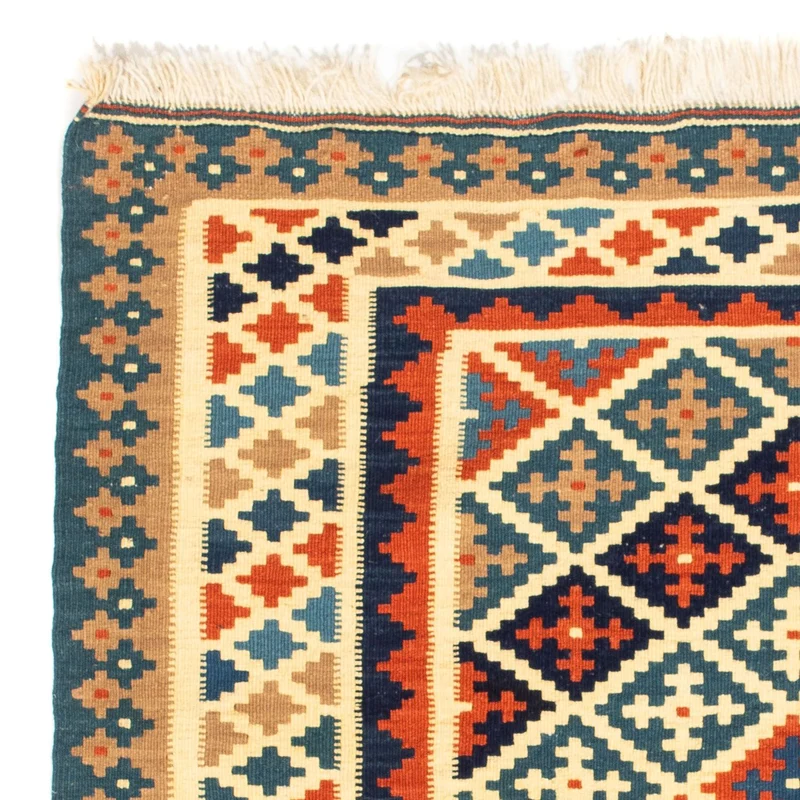 Kelim Teppich - Oriental 101 x 107 cm - beige