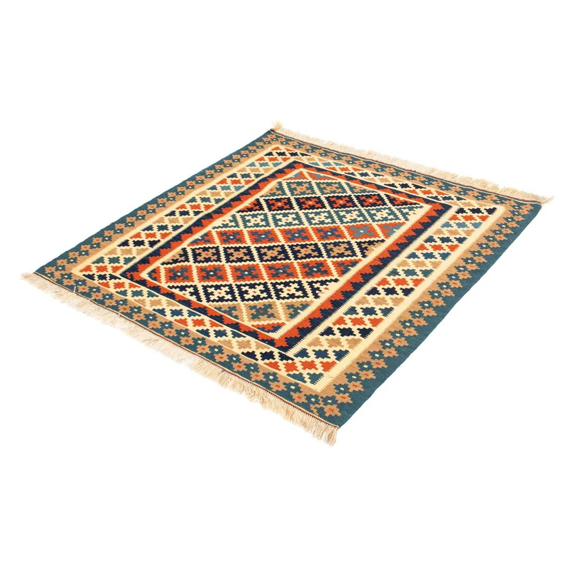Kelim Teppich - Oriental 101 x 107 cm - beige