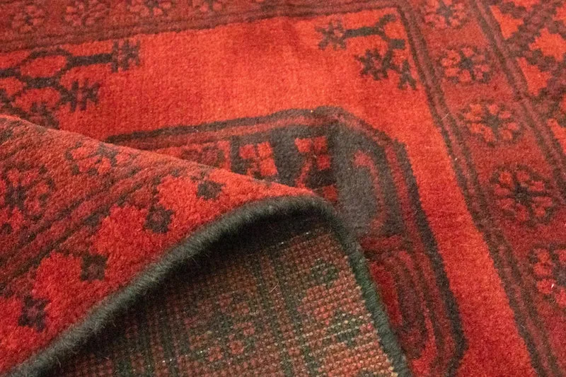 Afghan Teppich - Filpa 100 x 140 cm - rot