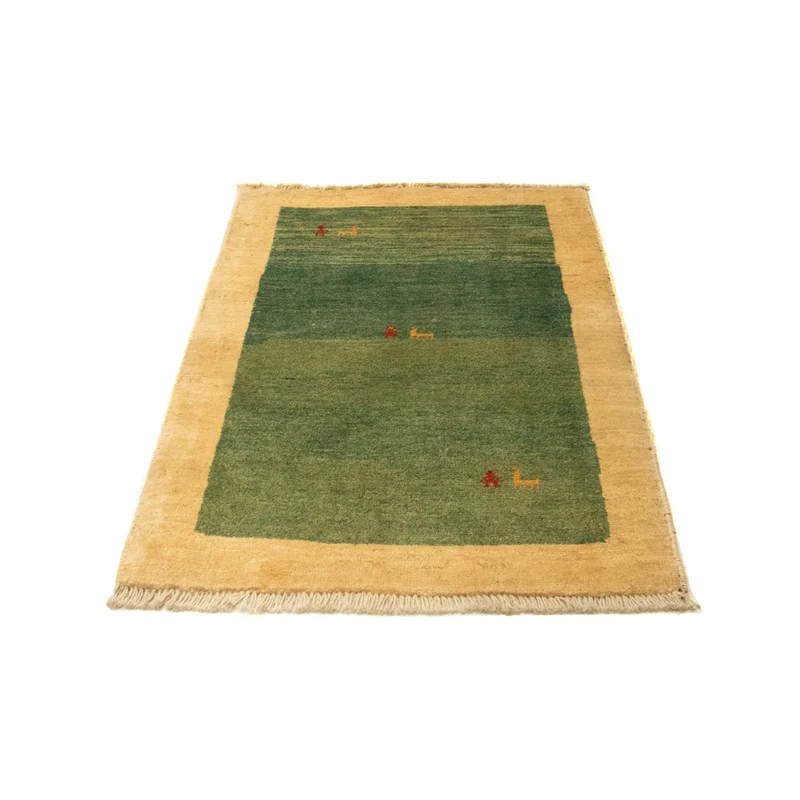 Gabbeh Teppich - Perser 87 x 125 cm - grün