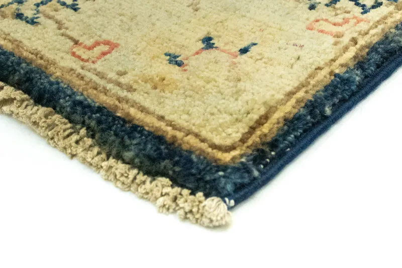 Ziegler Teppich 62 x 96 cm - dunkelblau