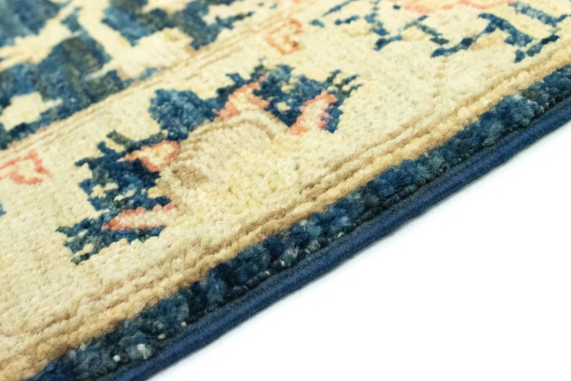 Ziegler Teppich 62 x 96 cm - dunkelblau
