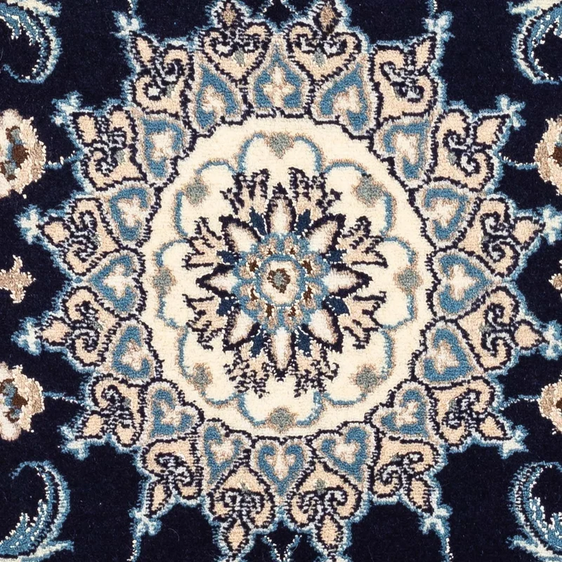 Perserteppich - Nain 66 x 141 cm - dunkelblau