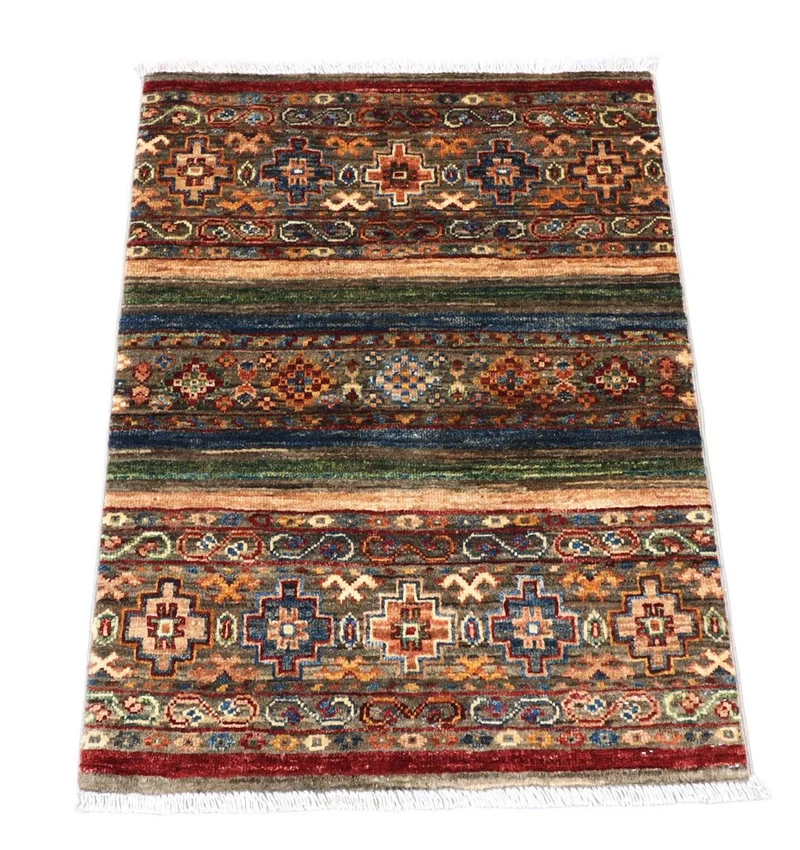 Ziegler Teppich 62 x 84 cm - mehrfarbig