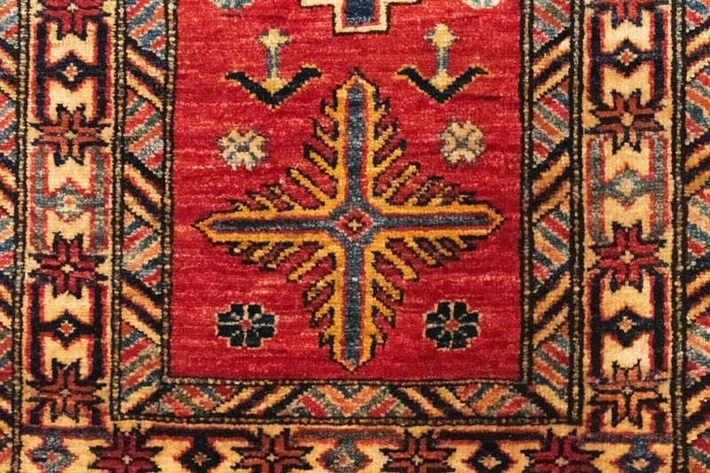 Ziegler Teppich - Kazak 62 x 107 cm - rot