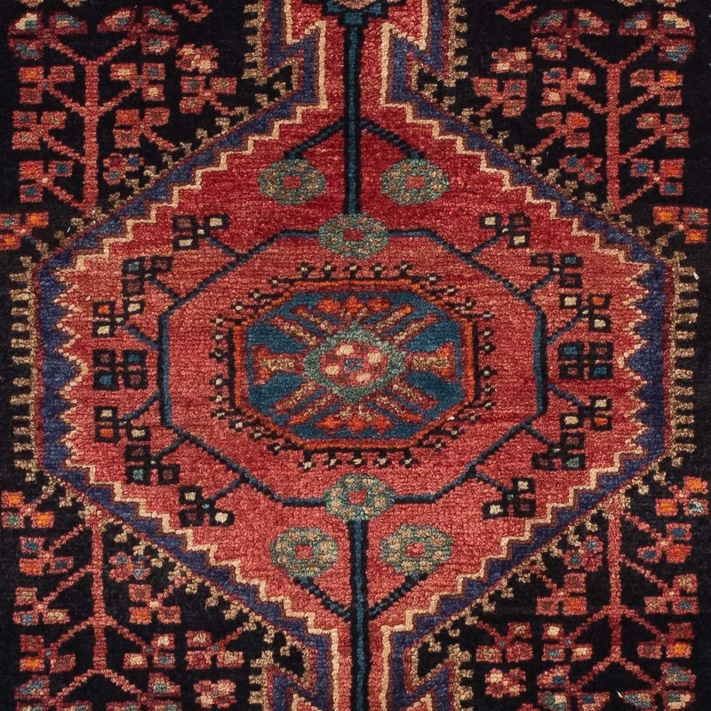 Perserteppich - Nomadic 88 x 130 cm - dunkelblau