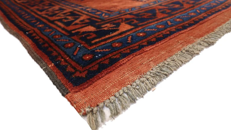 Afghan Teppich 94 x 115 cm - rost