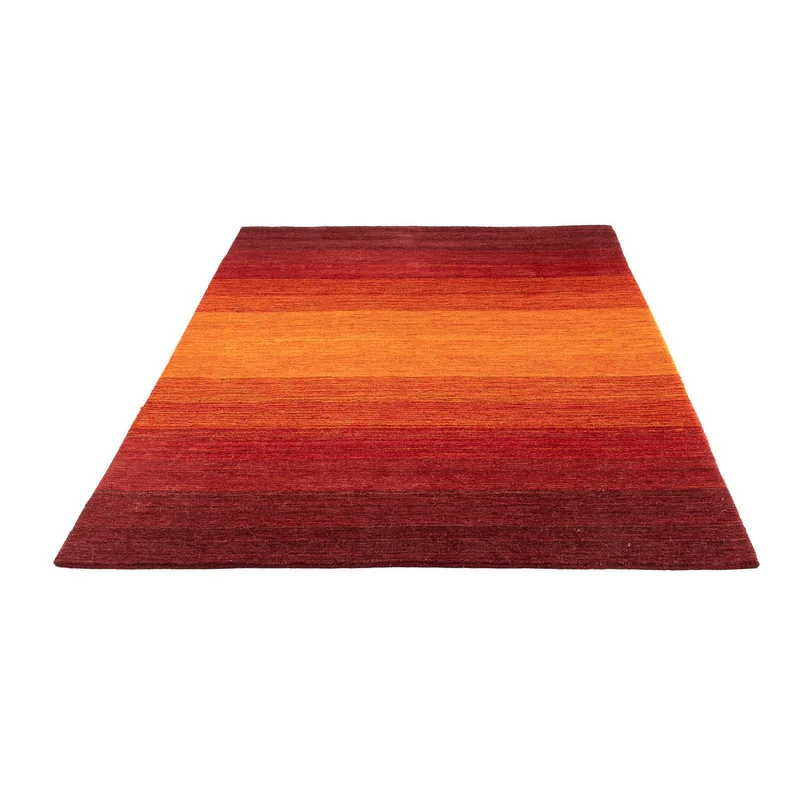 Wollteppich 156 x 231 cm Wohnzimmer Teppich