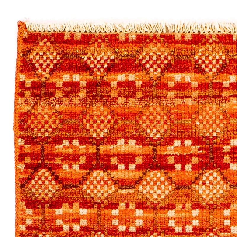 Designer Teppich 62 x 92 cm - orange