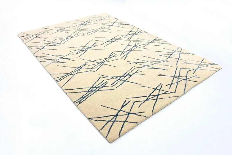 Designer Teppich 138 x 197 cm Teppichbrücke