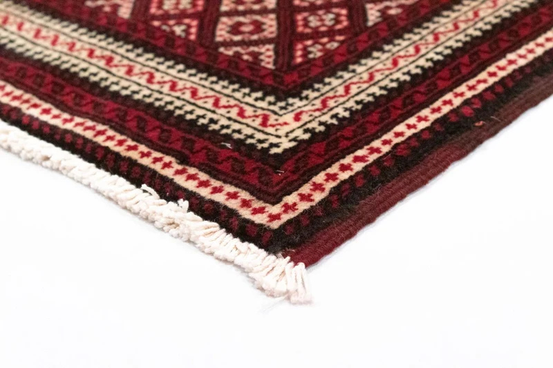 Belutsch Teppich 70 x 84 cm - rot