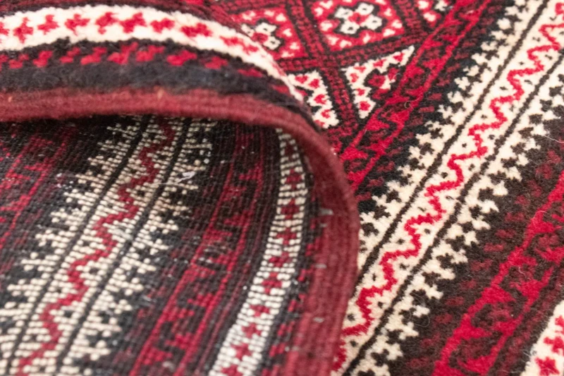 Belutsch Teppich 70 x 84 cm - rot